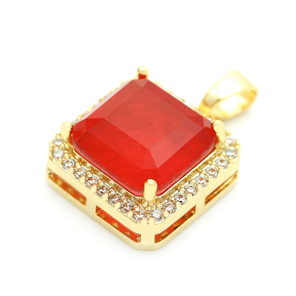 Colar Quadro Fusion Cravejado XYN101018