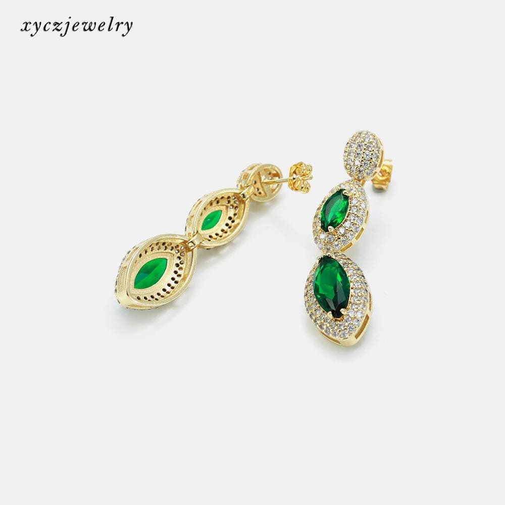 Brinco Tear Drop Cravejado XYS100483 耳环 VENDIDO SEPARADAMENTE