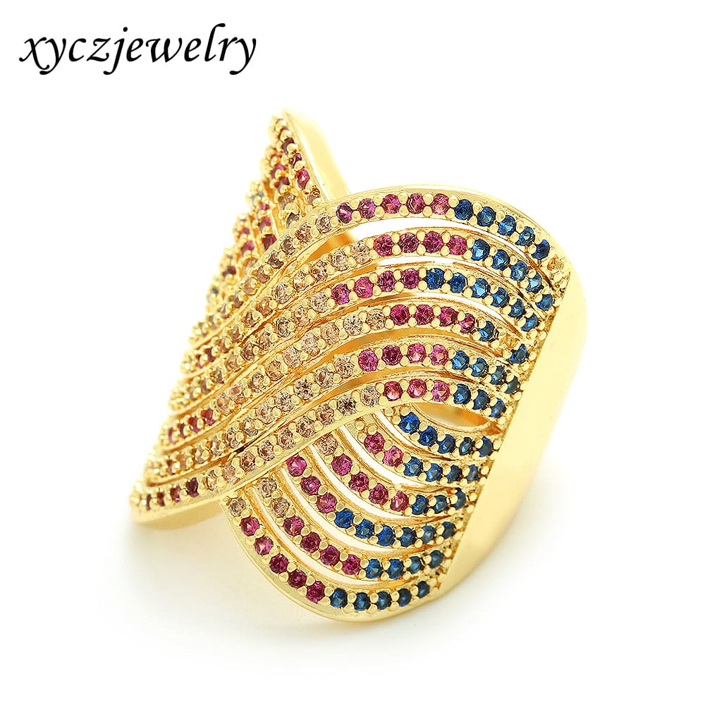 Anel Linhas Trançadas XYS100435 ring