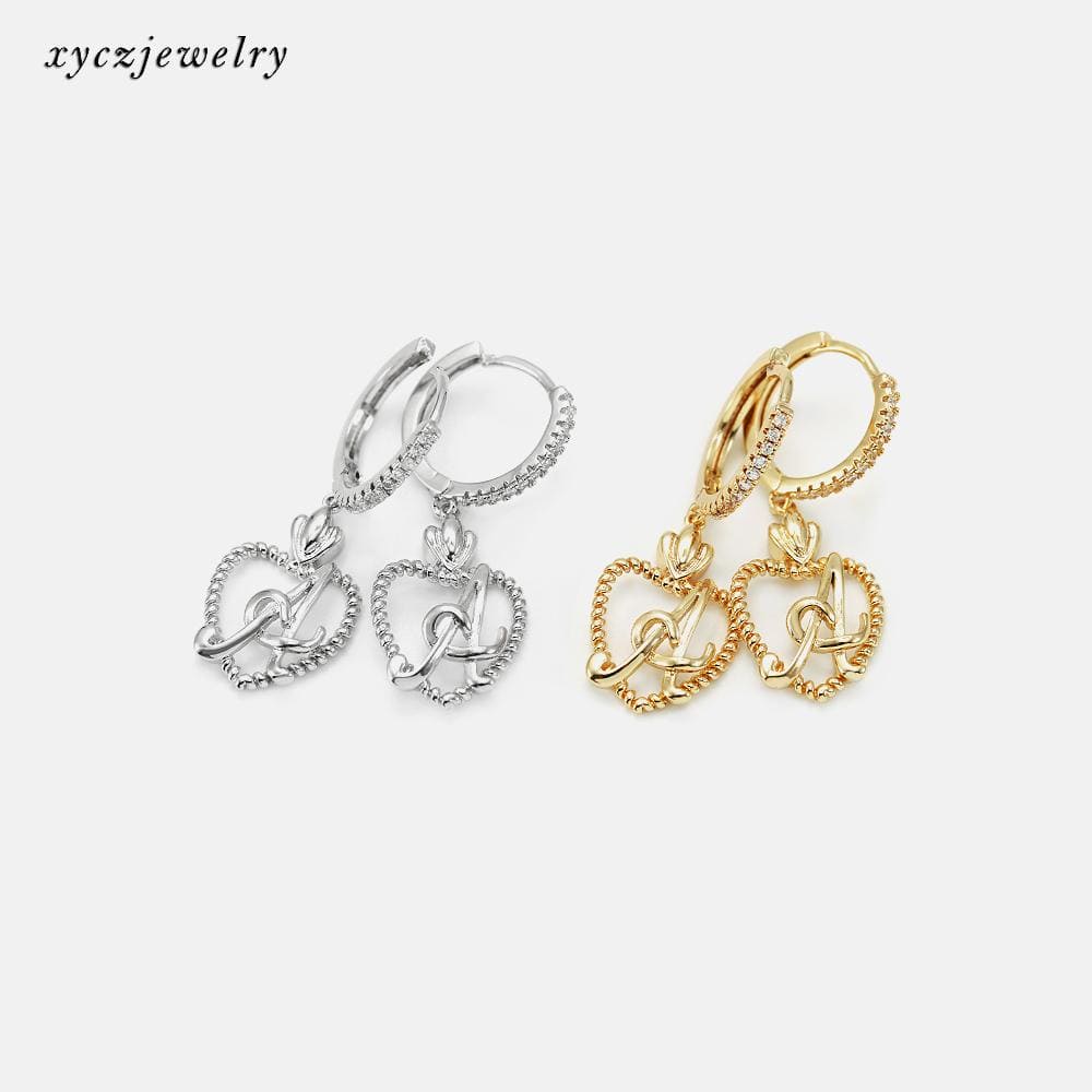 DESC - Brinco Letra Coração XYE102970