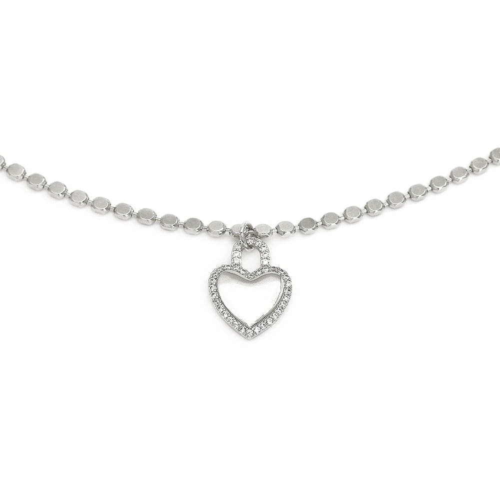 Colar Coração Cadeado XYN101041