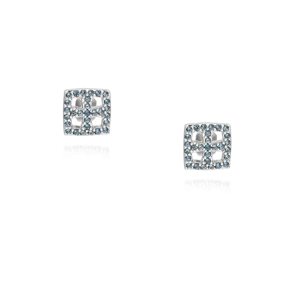 Brinco Quadrado Flor XYE104229 耳环earrings
