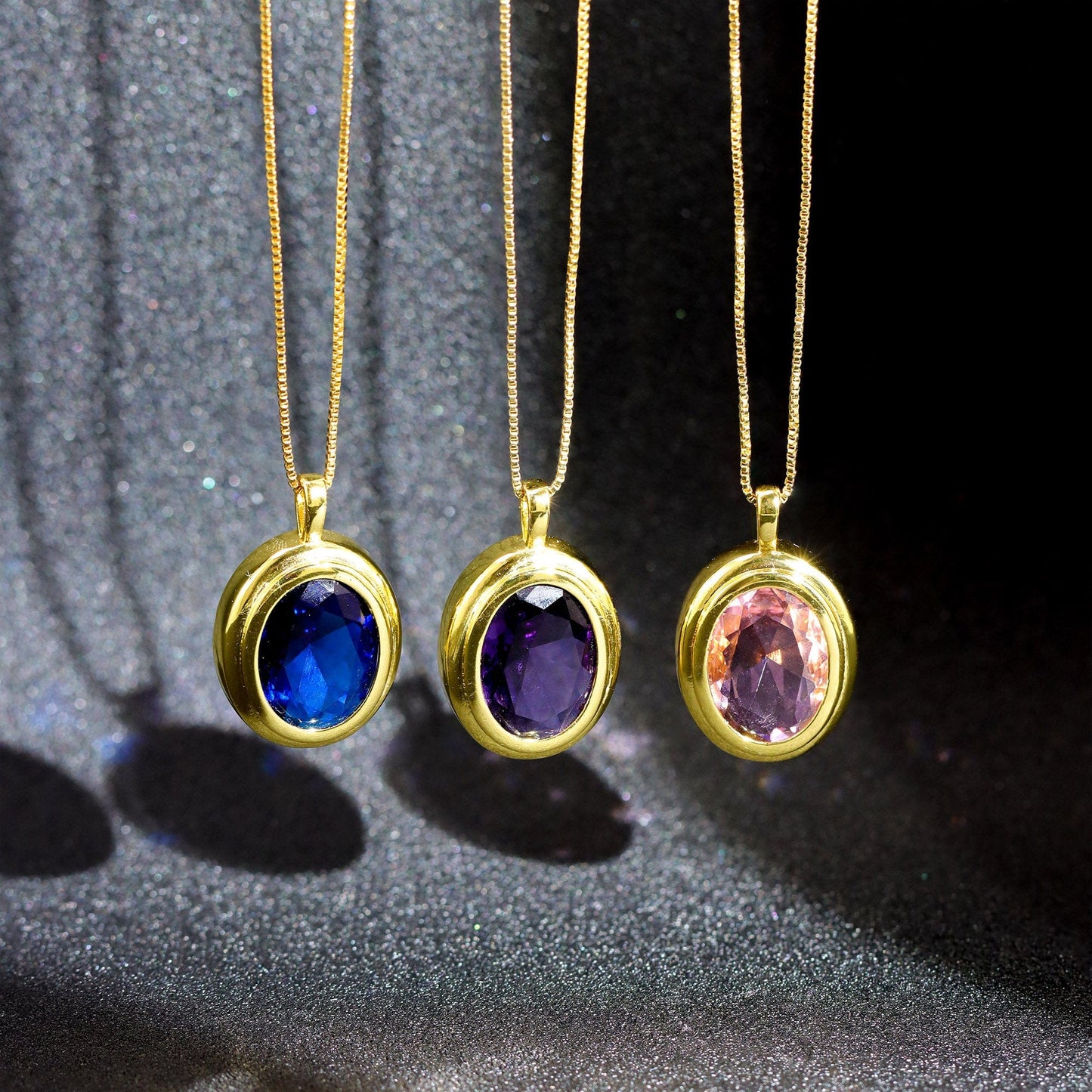 DESC-Colar Oval Cravação Inglesa XYN101134 necklace