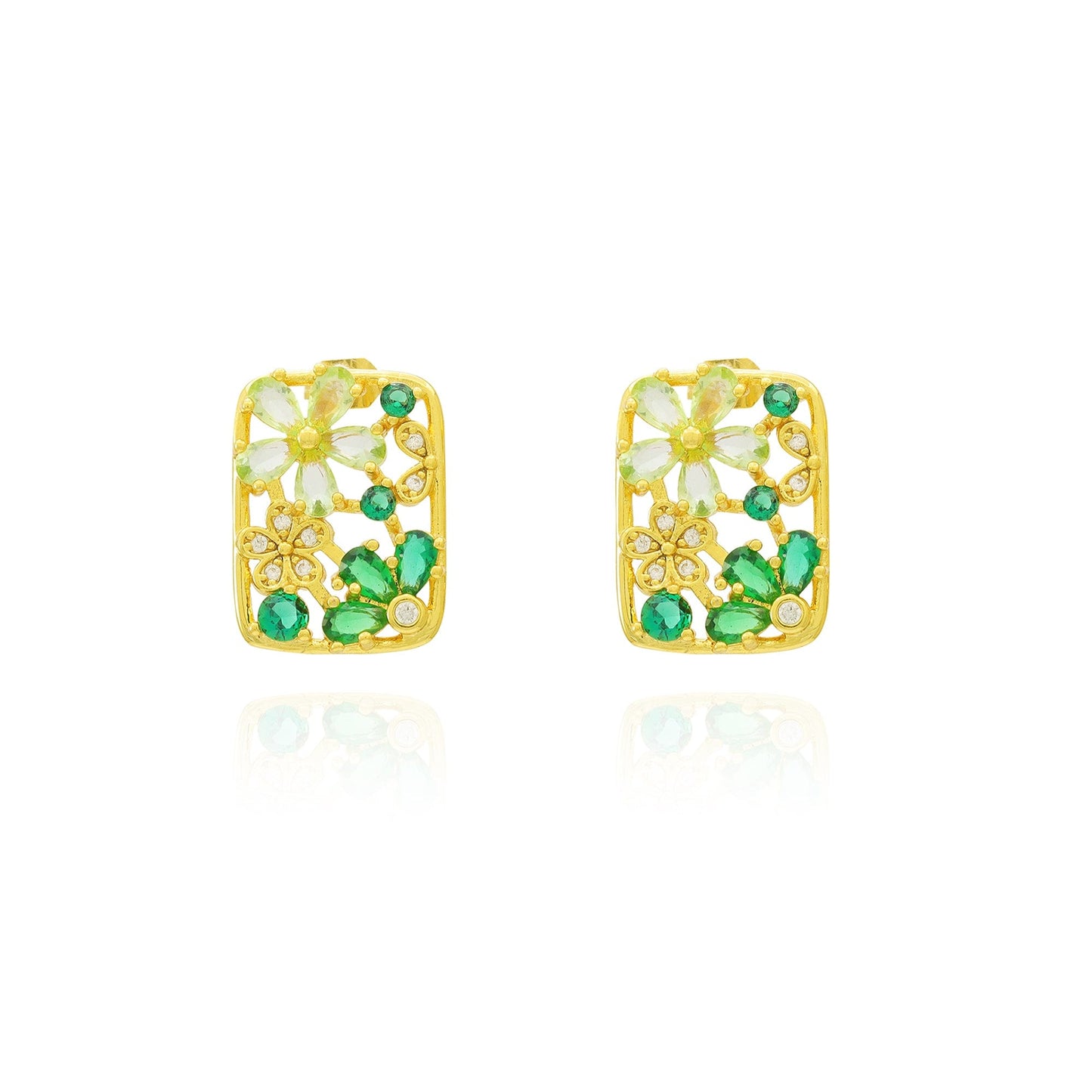 Brinco Flores Luxo XYS101151 earring