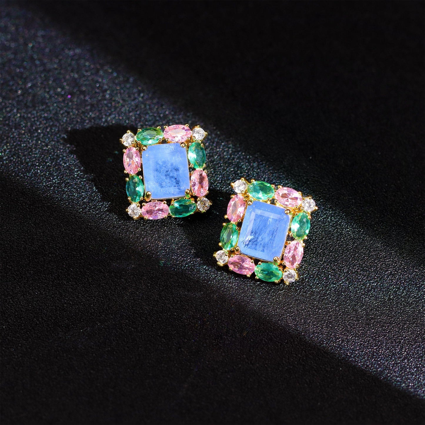 DESC- Brinco Fusion Quadrado Frontal XYE104563 earring