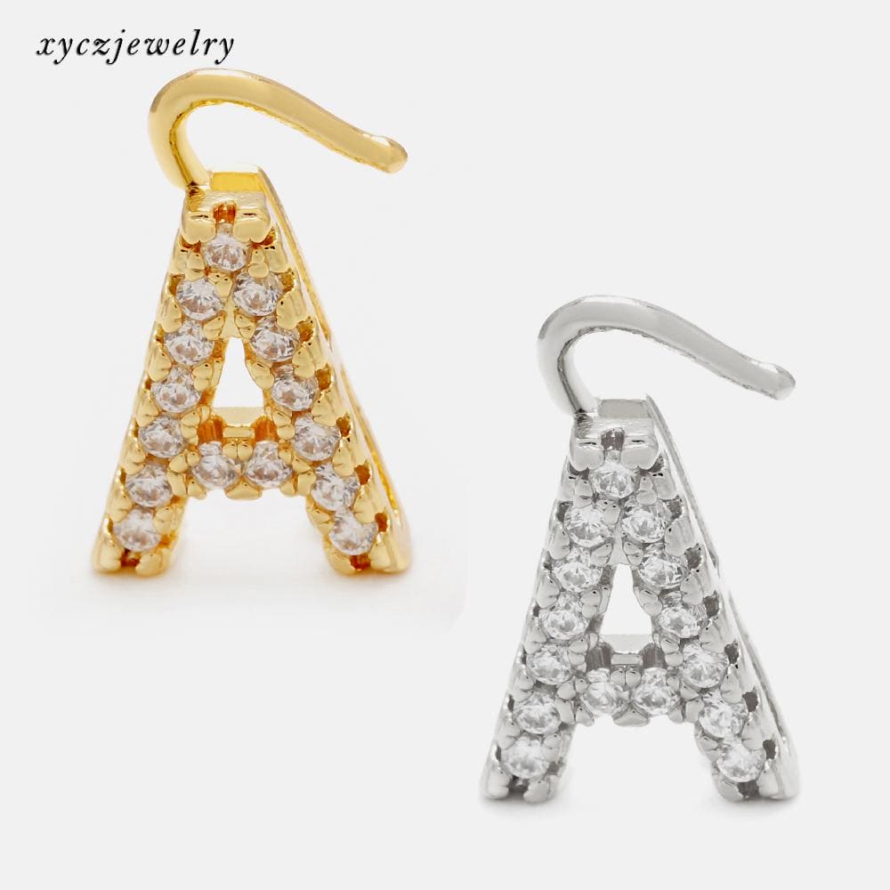 DIY Pingente letra inicial cravejado XYPJ100459 VENDIDO SEPARADAMENTE