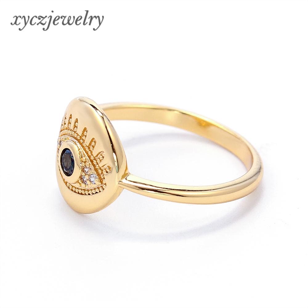 DESC - Anel Olho Grego Cravejado XYR102635