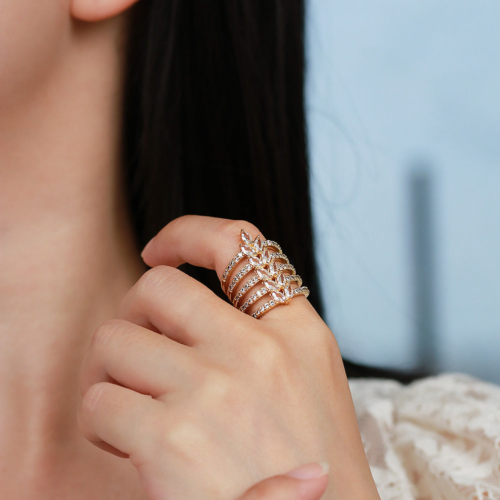 DESC-Anel Cinco Filas XYR103298-2