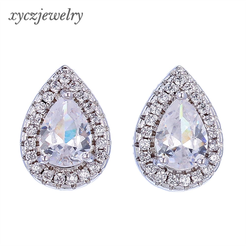 Brinco gota de cristal XYS100616