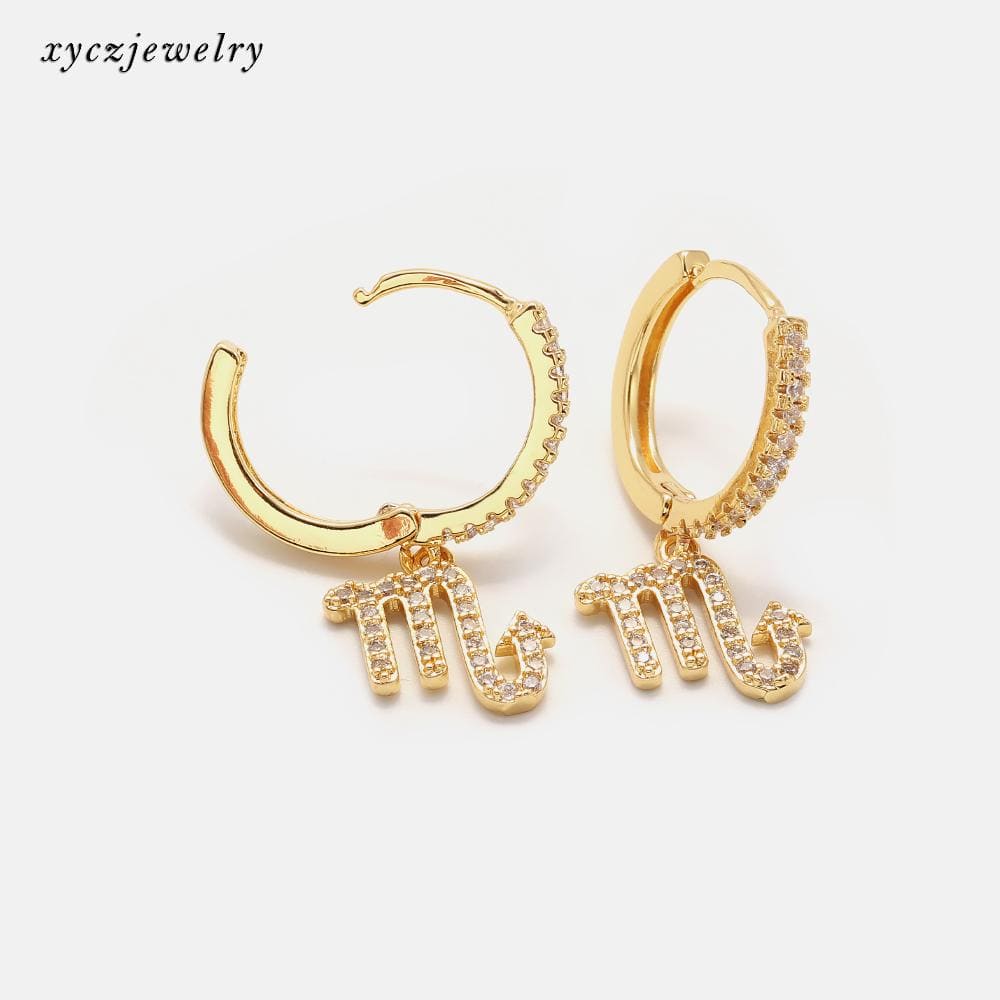 Brinco Argolinha Zodíaco XYE103447