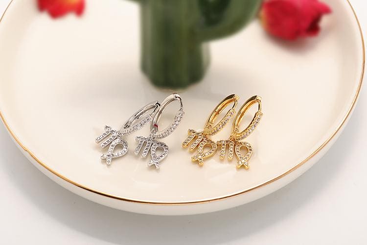 Brinco Argolinha Zodíaco XYE103447