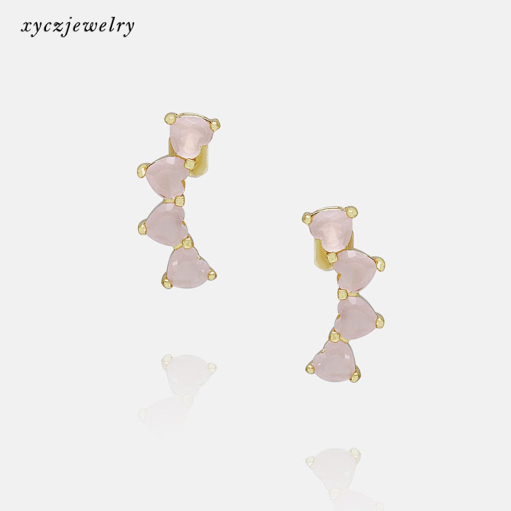 Ear Cuff coracoes lapidados XYE101346