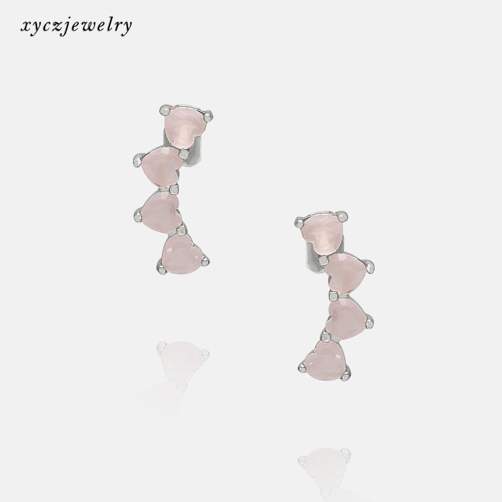 Ear Cuff coracoes lapidados XYE101346