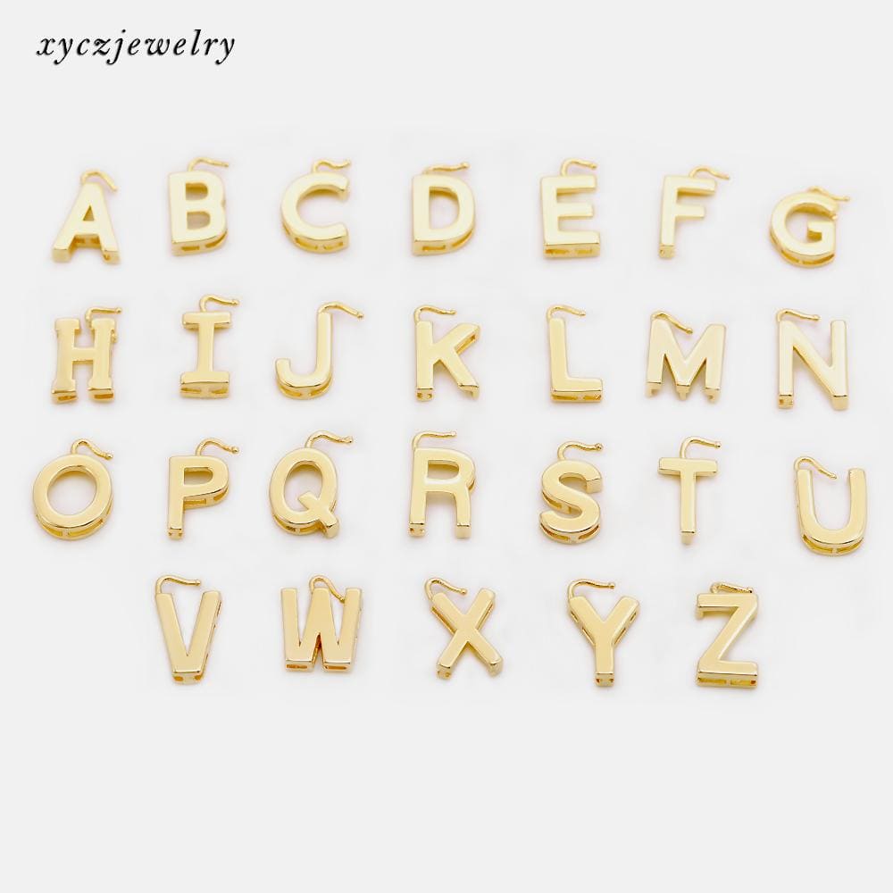 DIY Pingente letra inicial XYPJ100460 VENDIDO SEPARADAMENTE