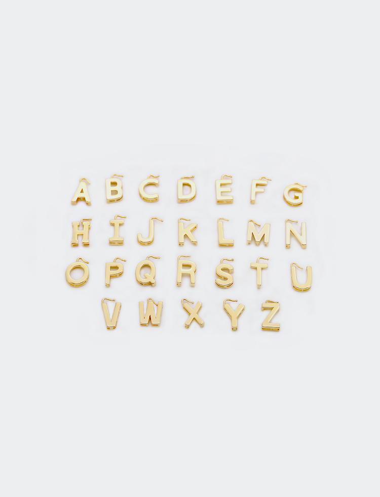 DIY Pingente letra inicial XYPJ100460 VENDIDO SEPARADAMENTE