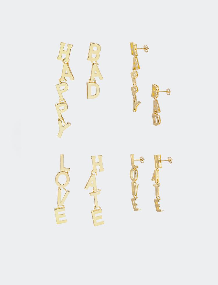 DIY Pingente letra inicial XYPJ100460 VENDIDO SEPARADAMENTE