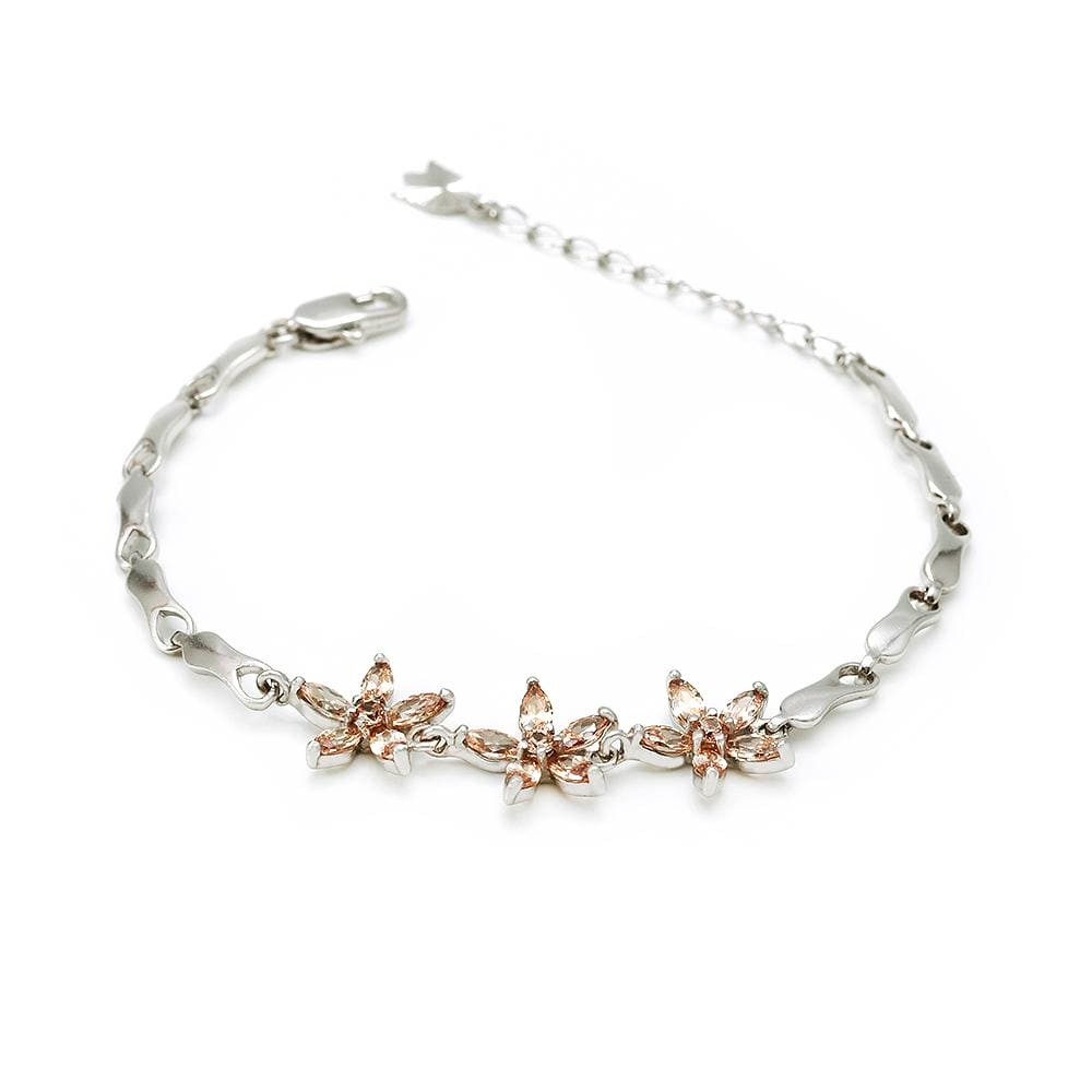 Pulseira Flor Triplo Luxo SL06 手链