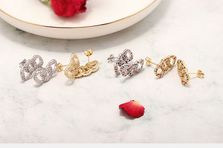 DESC - Brinco Aros Entrelaçados XYE103152