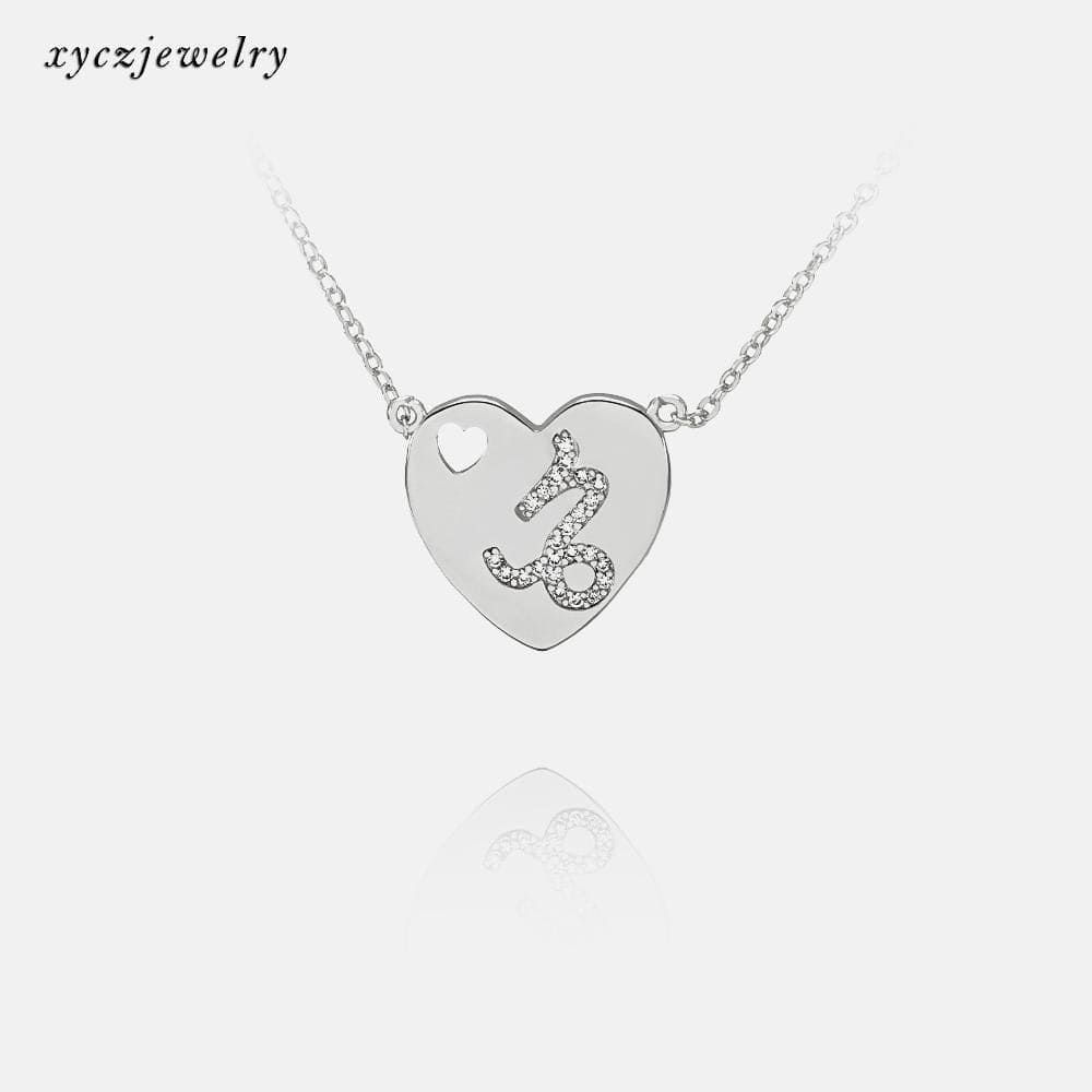 DESC-Colar coração signo - Capricórnio XYN100302