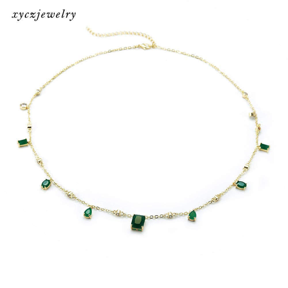 Colar Vidro Lapidado XYN100375-2