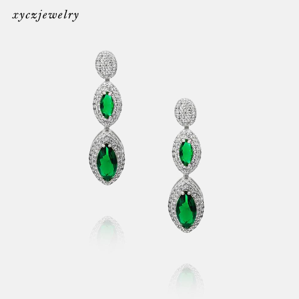 Brinco Tear Drop Cravejado XYS100483 耳环 VENDIDO SEPARADAMENTE