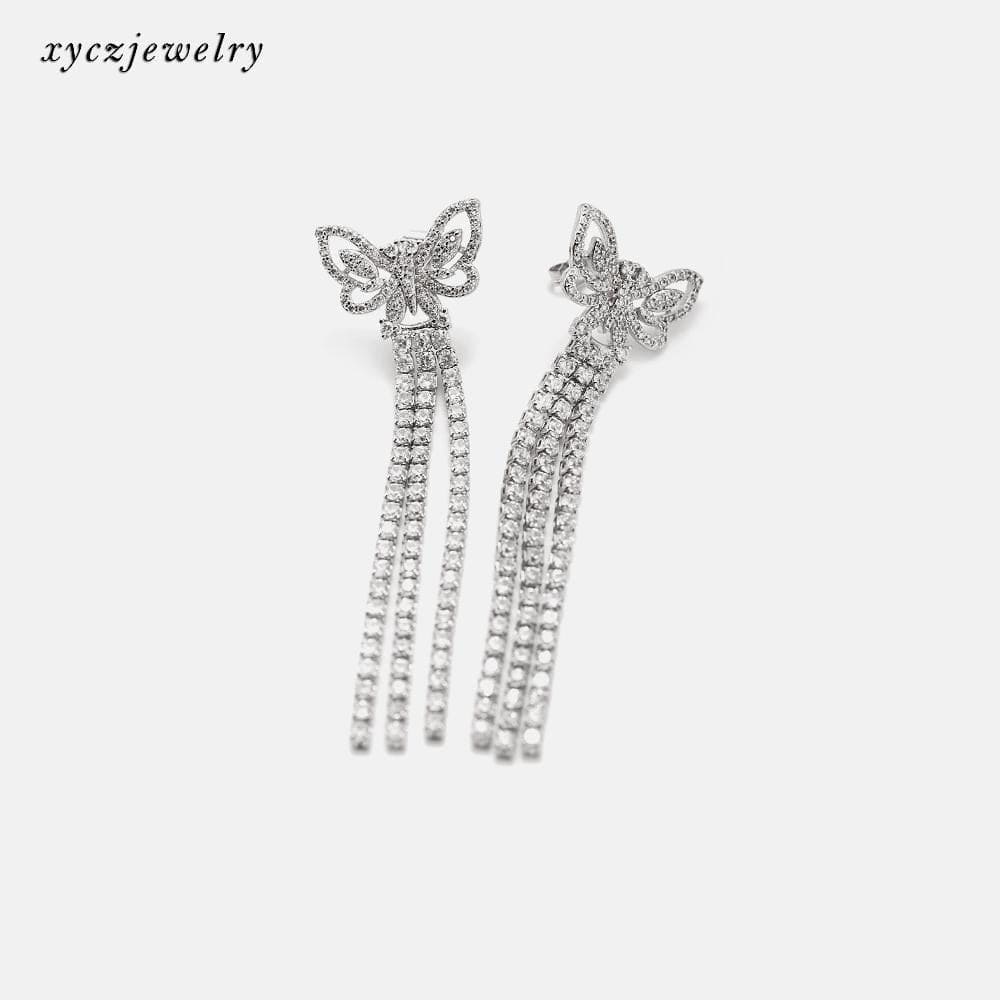 Brinco Borboleta com Cauda XYE101256 VENDIDO SEPARADAMENTE