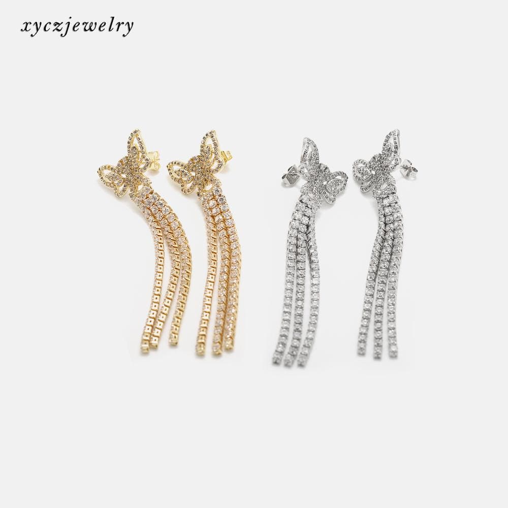 Brinco Borboleta com Cauda XYE101256 VENDIDO SEPARADAMENTE