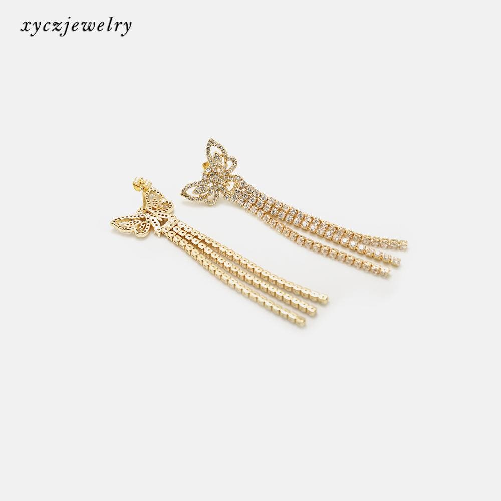 Brinco Borboleta com Cauda XYE101256 VENDIDO SEPARADAMENTE