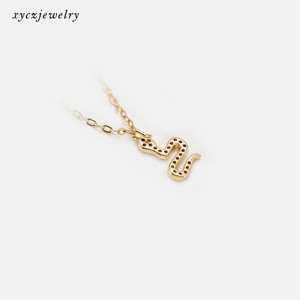 Pingente de serpente cravejado XYE103373 吊坠