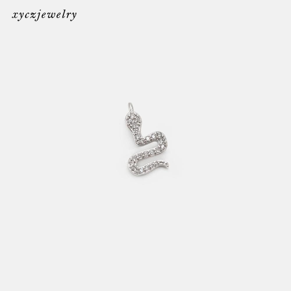Pingente de serpente cravejado XYE103373 吊坠