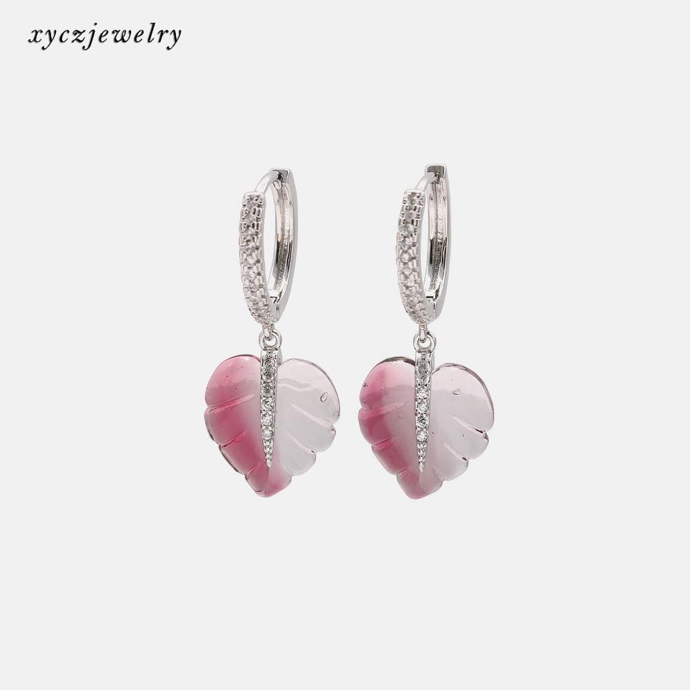 DESC Brinco Argolinha Folha XYE103495