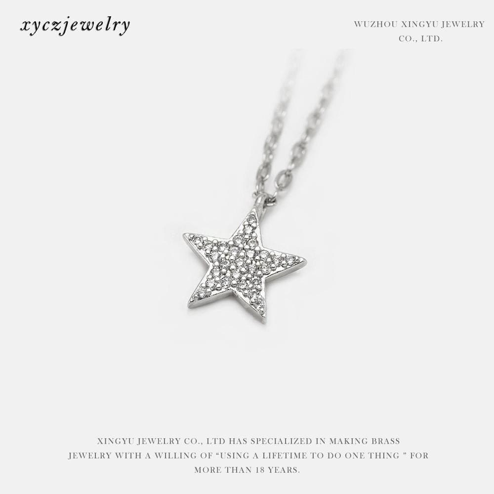 DIY Pingente estrela cravejada XYE102727 VENDIDO SEPARADAMENTE