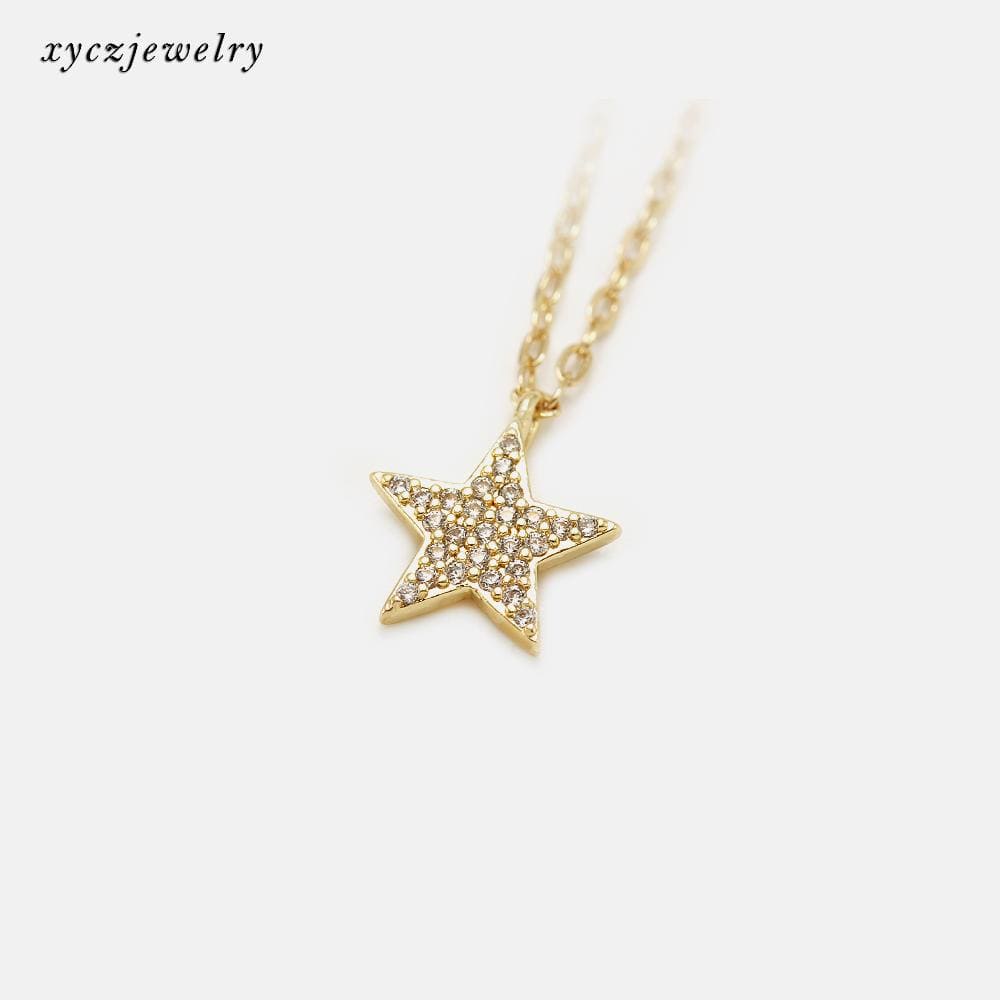 DIY Pingente estrela cravejada XYE102727 VENDIDO SEPARADAMENTE