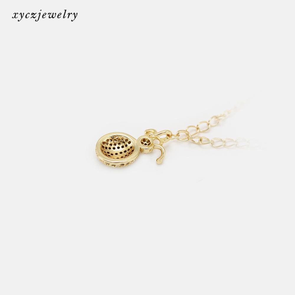 DIY Pingente joaninha cravejado XYE103498 VENDIDO SEPARADAMENTE