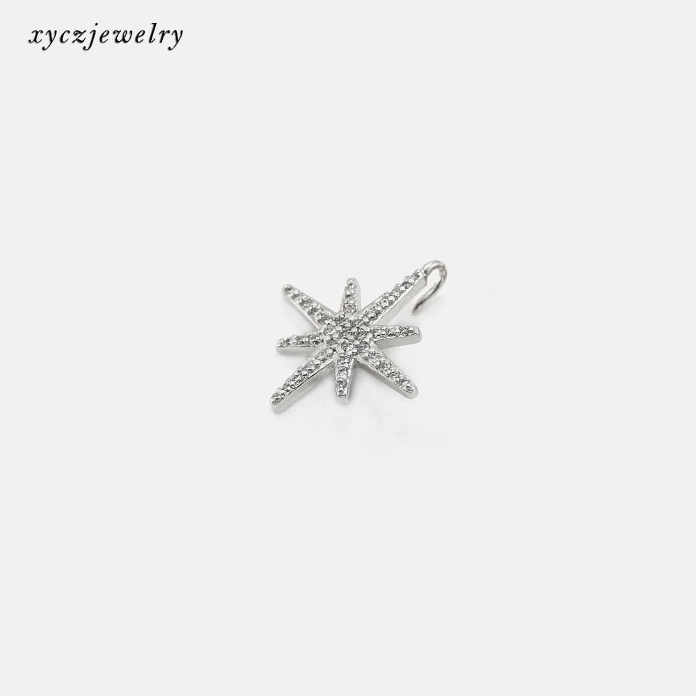 DIY Pingente Estrela 8 pontas XYE103105