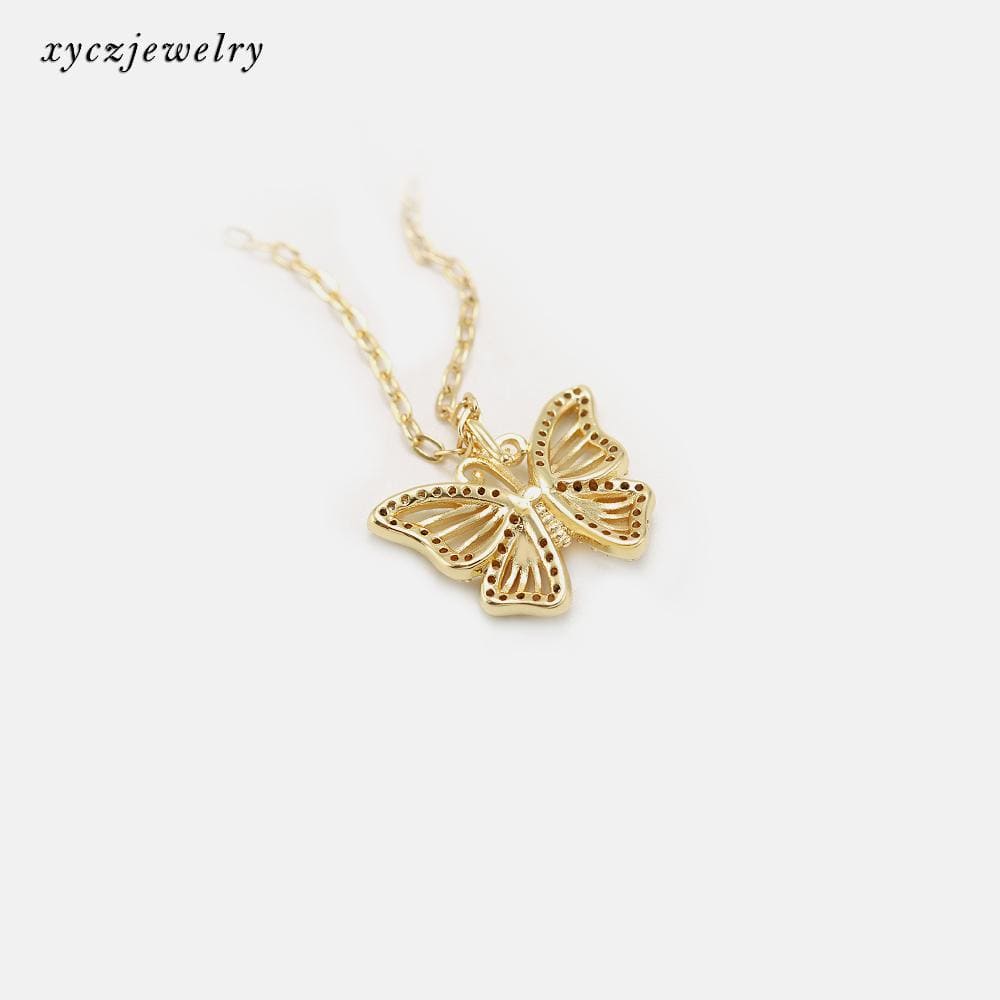 Colar com pingente de borboleta XYS100888