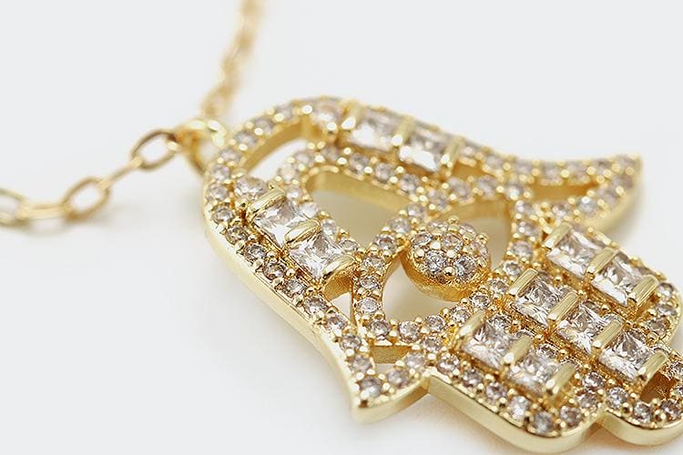 DESC - DIY Pingente Mão de Hamsá XYN100564 - SY2004 配件 VENDIDO SEPARADAMENTE