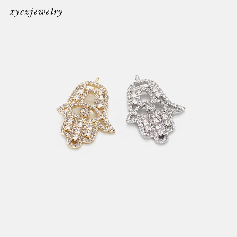 DESC - DIY Pingente Mão de Hamsá XYN100564 - SY2004 配件 VENDIDO SEPARADAMENTE