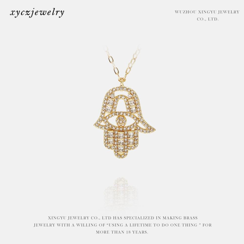 DESC - DIY Pingente Mão de Hamsá XYN100564 - SY2004 配件 VENDIDO SEPARADAMENTE