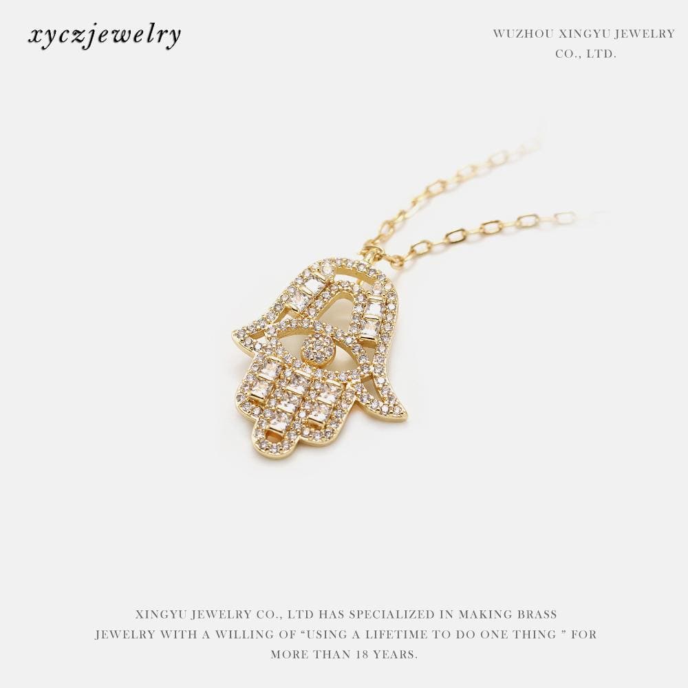 DESC - DIY Pingente Mão de Hamsá XYN100564 - SY2004 配件 VENDIDO SEPARADAMENTE