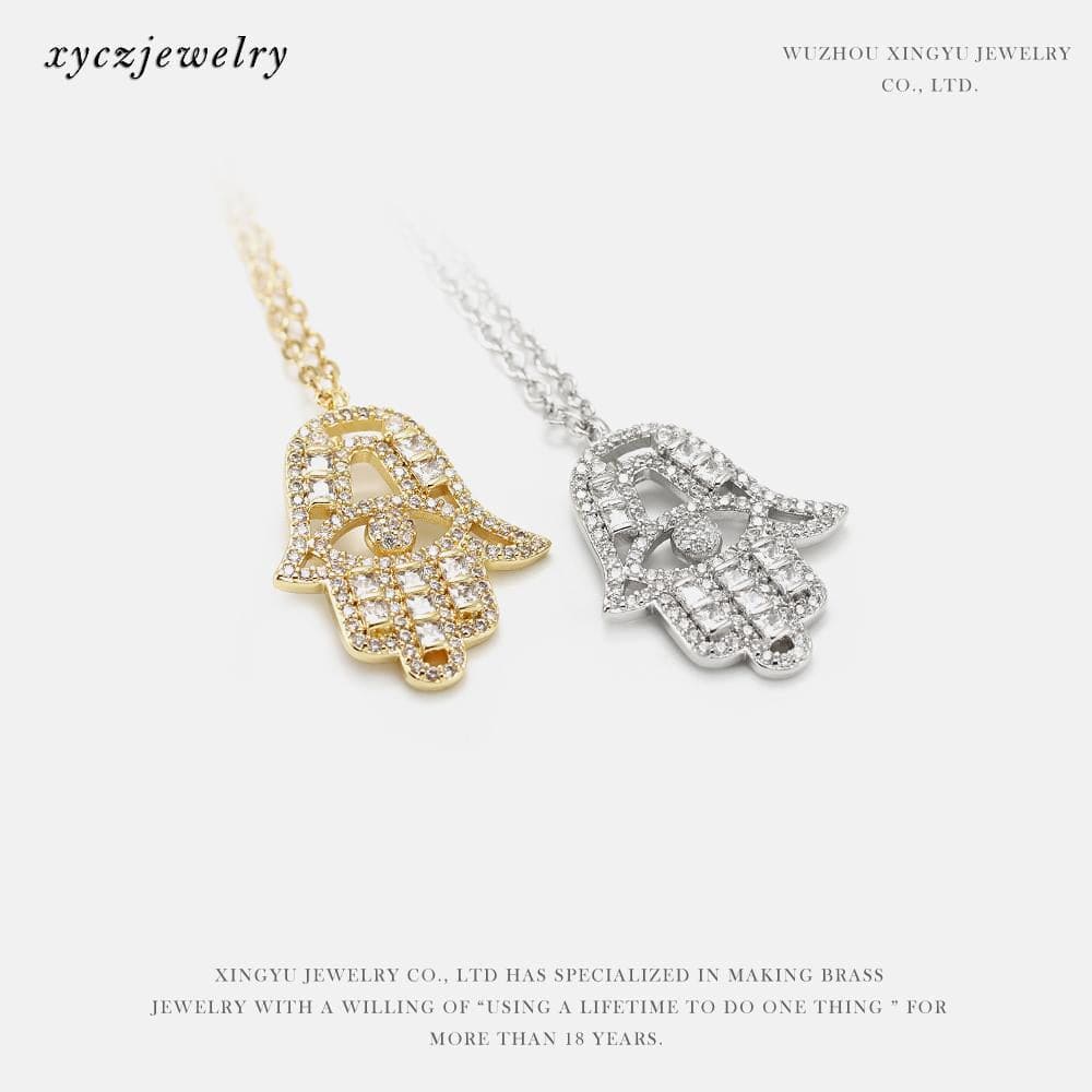 DESC - DIY Pingente Mão de Hamsá XYN100564 - SY2004 配件 VENDIDO SEPARADAMENTE