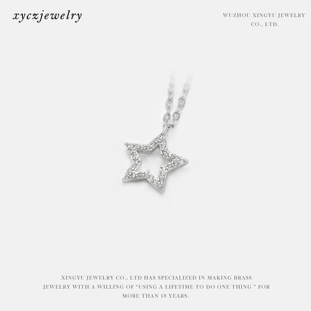 DIY Pingente Estrela vazada borda XYS100775 VENDIDO SEPARADAMENTE