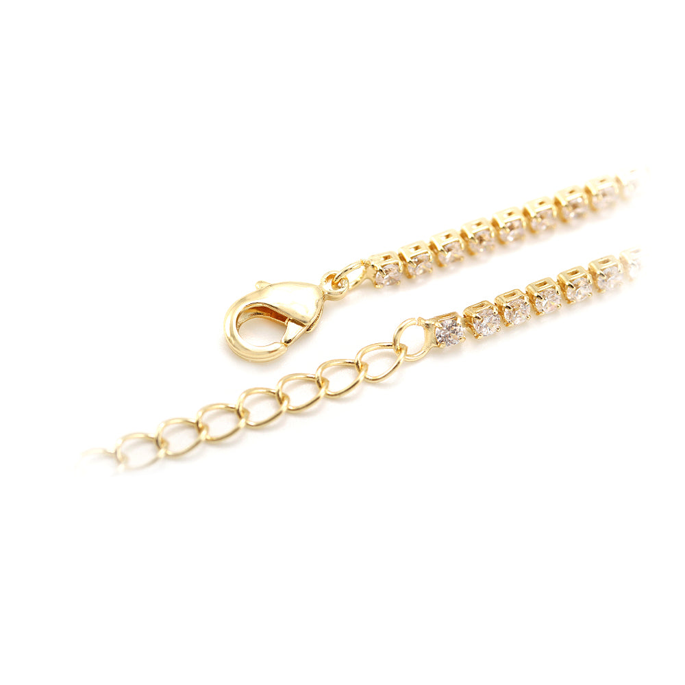Riviera 2mm CZ stone chain -DIY Chain 米链 VENDIDO SEPARADAMENTE