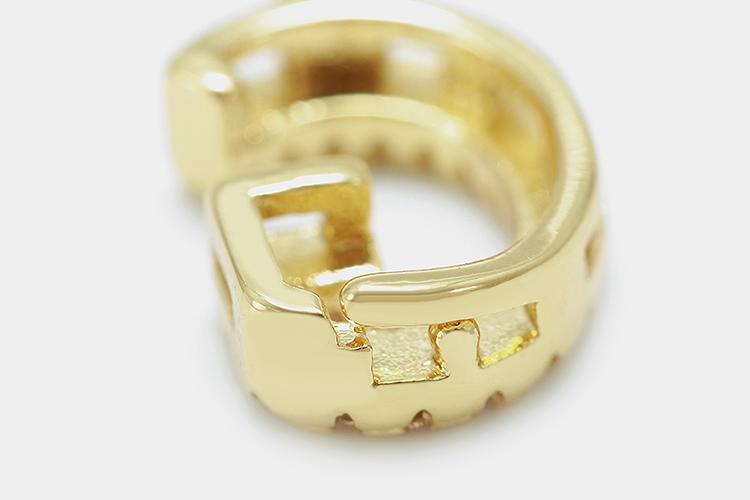 DIY Pingente letras iniciais A a Z cravejado XYEJ100462 VENDIDO SEPARADAMENTE