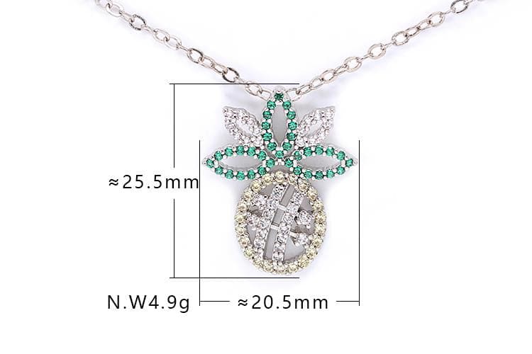 Colar Abacaxi XYS100786