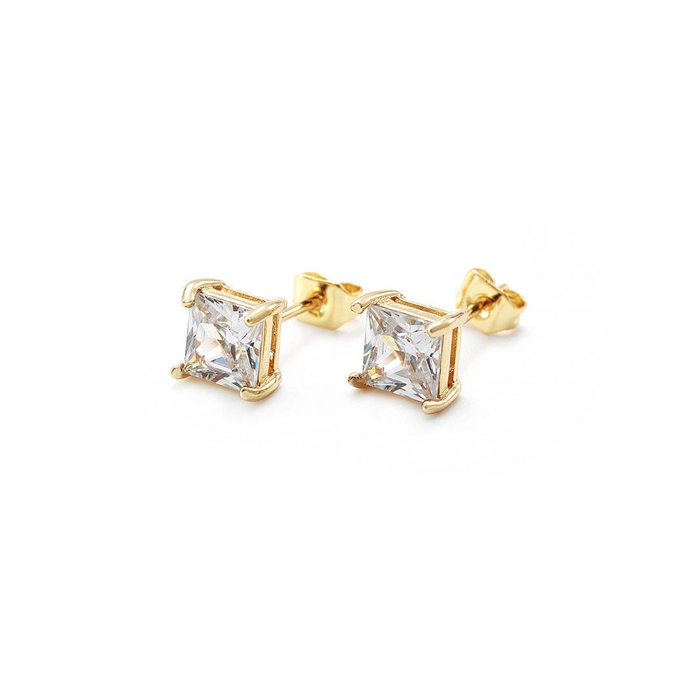 Brinco-Ponto de Luz Quadrado XYE101310 earring 4*4