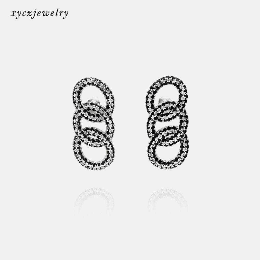 Brinco Elos Cravejados XYE103843