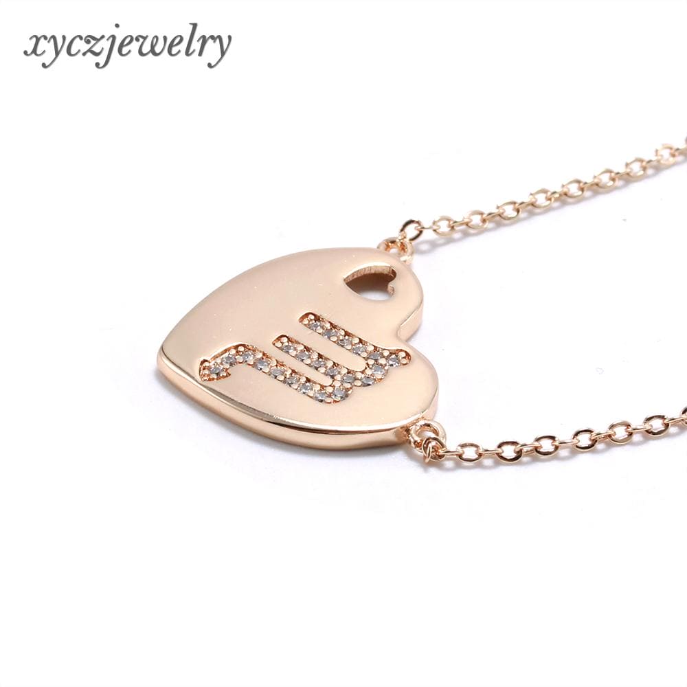 DESC- Colar coração signo - Escorpião XYN100300