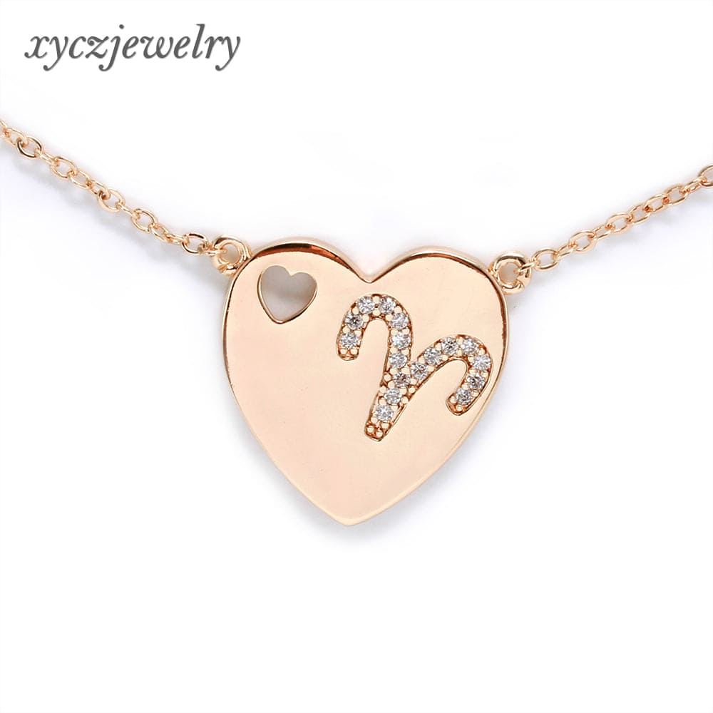 DESC-Colar coração signo - Áries XYN100293