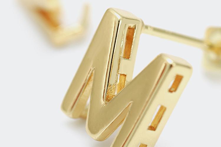 Brinco Iniciais A a Z liso XYEJ100464 VENDIDO SEPARADAMENTE